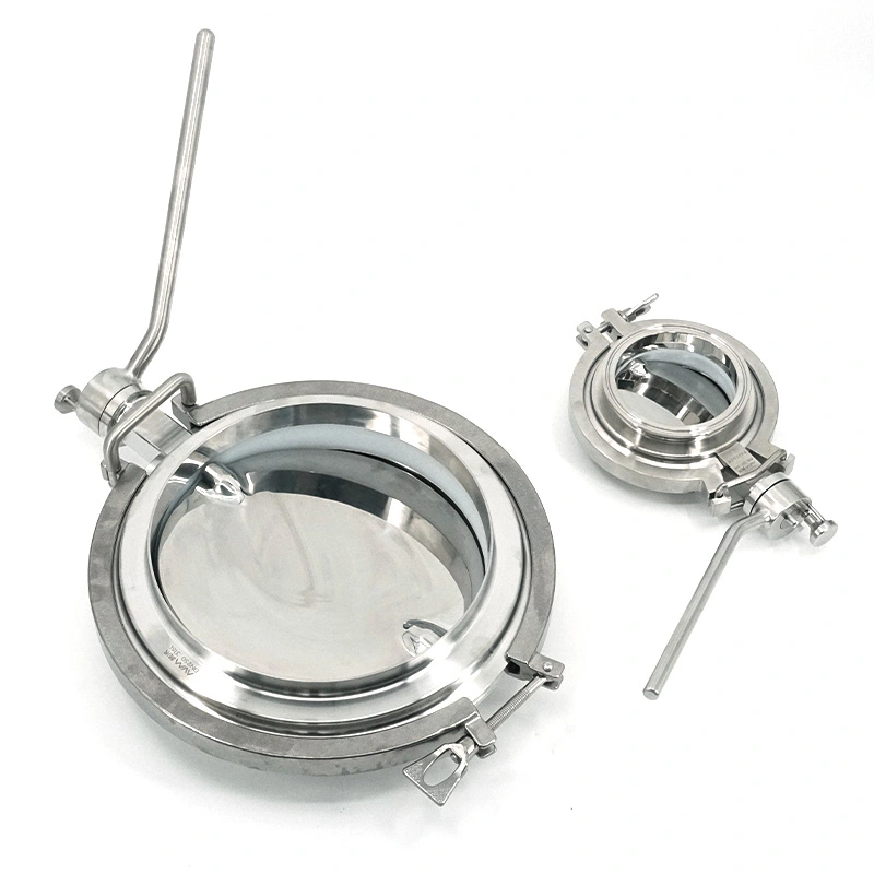 Sanitary Stainless Steel Powder Docking Butterfly Valve
